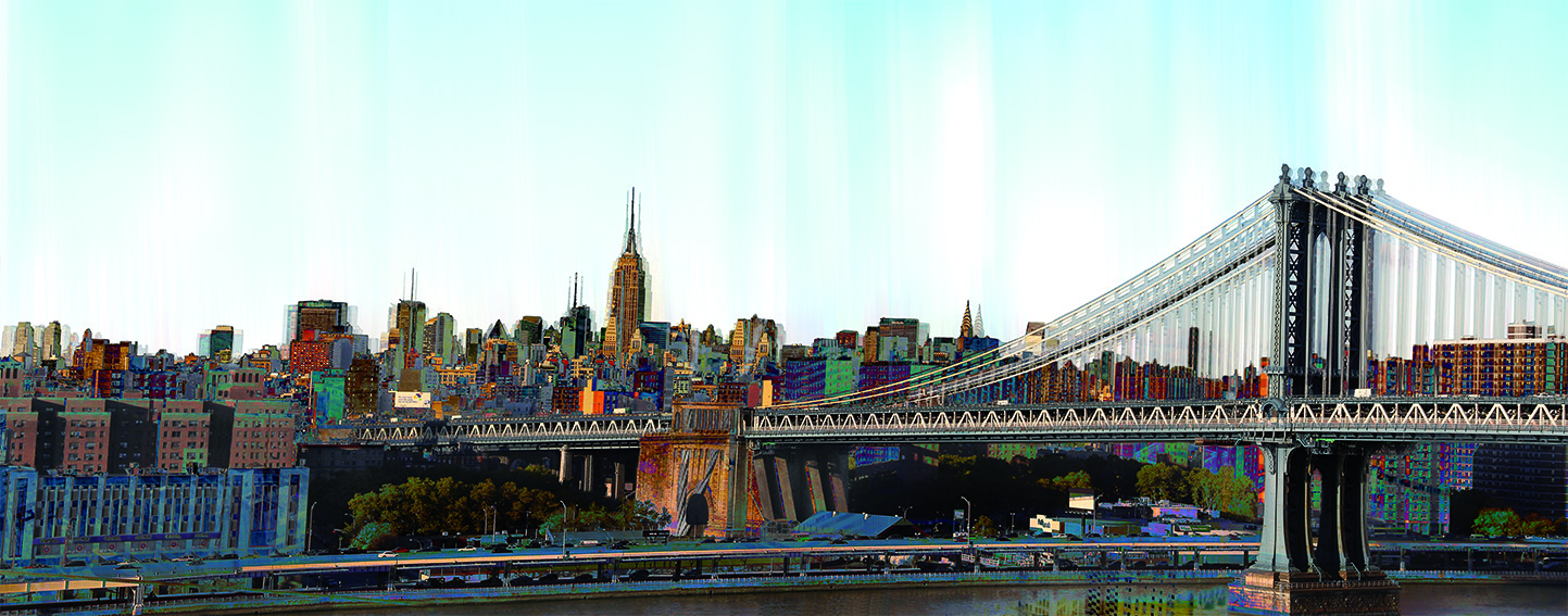 Manhattan Bridge Bunt 140 55 Kopie